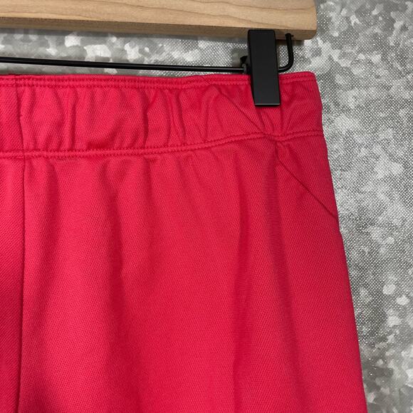 Nike Women's Dark Pink Dri-Fit Fold Over Waist Shorts - Size XS - Activewear - Picture 7 of 8